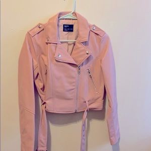 Bershka faux leather jacket